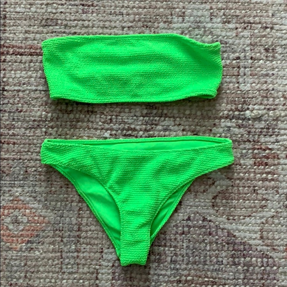 LA Hearts Neon Green Bikini 💚